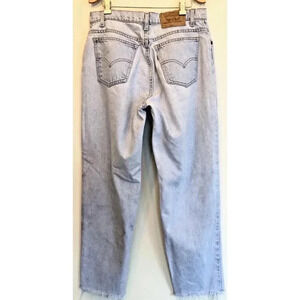 Vintage Levi's Jeans Women's 14S Blue Relaxed Tapered 951 Light USA Orange Tab